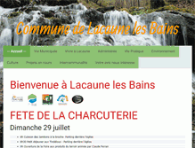 Tablet Screenshot of lacaune.com